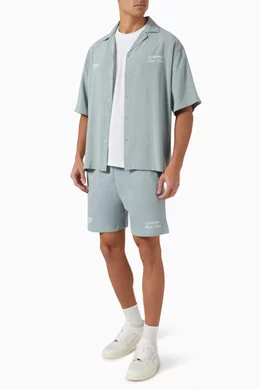 Buy Club 1984 Green Melrose 1984 Shirt in Viscose For Men Online