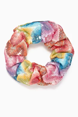 Missoni Colorful Chevron Hair Scrunchie F56FB026-E6C3-4540-A412-  main image 2