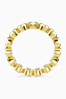 Buy Swarovski Gold Imber Crystal Ring in Gold-tone Metal For