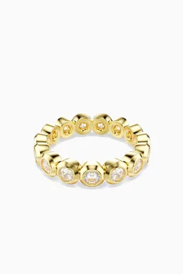 Buy Swarovski Gold Imber Crystal Ring in Gold-tone Metal For