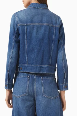 Buy Weekend Max Mara Blue Caduca Jacket in Denim For Women
