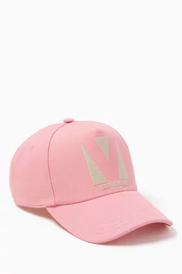 Buy Valentino Garavani Pink Chez Valentino Baseball Cap in Cotton