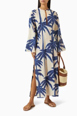 silk wedding guest dresses DaisySilk Floral Silk Maxi Dress Long Sleeve A Line Garden Wedding Guest Dress Cream/Pink / L
