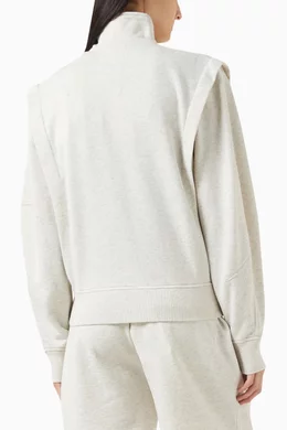 ジャケット ISABEL MARANT ETOILE MADILIA FLEECE ZIP Buy Isabel Marant Etoile Neutral Madilia Zip Jacket For