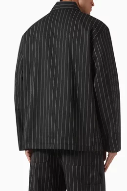 Seaton Blazer | Black / Wax Stripe – Page Seaton Blazer