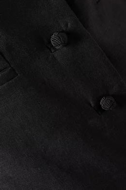Buy Posse Black Rio Mini Dress in Linen For Women Online | Ounass Saudi