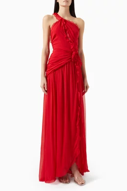 chinese dress ladies Kearny Ruffle Maxi Dress main image 0