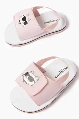 Karl Lagerfeld Kids Sandals Karl Lagerfeld Kids Logo-print Sandals