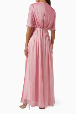 chinese dress ladies Roselle Mesh Dress in 90s Hibiscus main image 0