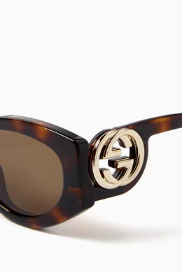 小物 Arcihive GUCCI oval sunglasses brown Gucci Oval-Frame Sunglasses | Wardrobe Icons