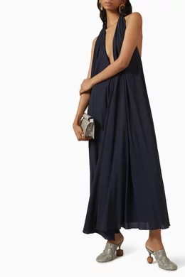 ワンピース JACQUEMUS 'La Robe Norma' dress Jacquemus La Robe Norma Chiffon Maxi Dress White Jacquemus