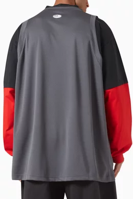 Buy Balenciaga Neutral x Under Armour® Triple Layered T