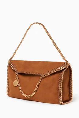 Buy Stella McCartney Brown Falabella Fold-over Tote Bag in