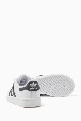 Buy adidas White Superstar II Sneakers in Leather For Boys Online | Ounass  Saudi