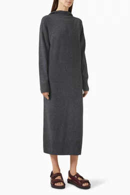 slim fit dress slacks COS Grey Smock Dress Size S – Sancho's main image 0