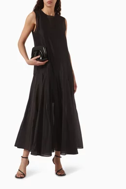 fringe dress silver Mew Mews Tobin Sequin Fringe Metallic Dress In Silver main image 0