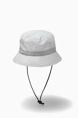 メンズウェア NEIGHBORHOOD X MALBON GOLF BUCKET HAT Buy Neighborhood White x Malbon Golf Bucket Hat in Nylon-taffeta