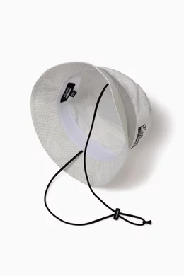 Buy Neighborhood White x Malbon Golf Bucket Hat in Nylon-taffeta