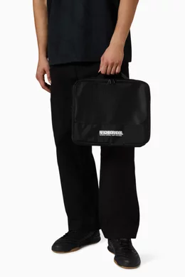 Buy Neighborhood Black Travel Pouch in Nylon For Men Online