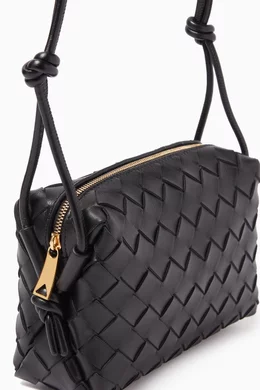 ■BOTTEGA VENETA■ Small Loop Camera Crossbody Bag Black 723 Bottega Veneta Small Loop Camera Bag | Neiman Marcus