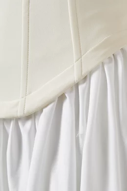 Buy Toccin White Melody Corset Midi Dress For Women Online | Ounass Saudi