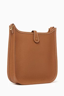 Buy Hermès Pre-Loved Brown Unused Mini Evelyne Bag in Taurillon