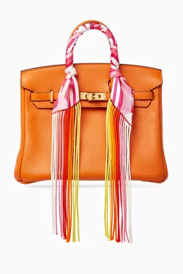 Scarf Birkin Bag Strap Buy Hermès Pre-Loved Multicolour Unused