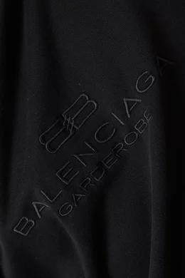 パーカー・フーディ BALENCIAGA 'BB Garderobe' hoodie Men's Bb Garderobe Hoodie Large Fit in Black | Balenciaga US