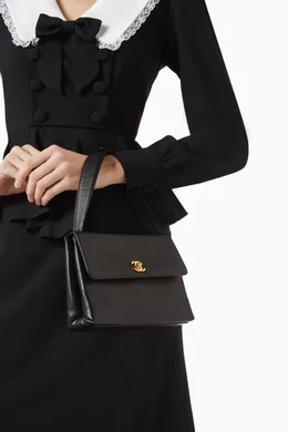 Buy Chanel Pre-Loved Black 90s Small Top-handle Bag in Caviar Leather For  Women Online | Ounass Saudi