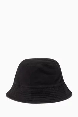 帽子 Balenciaga Bucket Hat Cotton Drill Black 0400021888988_BLACKWHITE?wid=