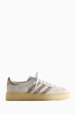 adidas gazelle silver green womens Adidas x Kith Unisex Gazelle Indoor Purple Low Top Sneakers main image 0