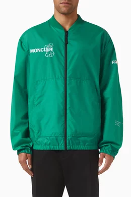 Buy Moncler Green x FRGMT Ostria Bomber Jacket in Coated