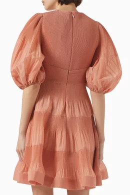 albella mini dress Abigail Pink Strapless Mini Dress - US 4
