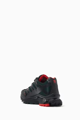 Buy Kith Black x Salomon XT-4K Sneakers in Mesh & Rubber For Men 