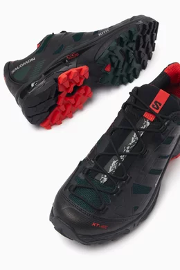 Buy Kith Black x Salomon XT-4K Sneakers in Mesh & Rubber For Men 
