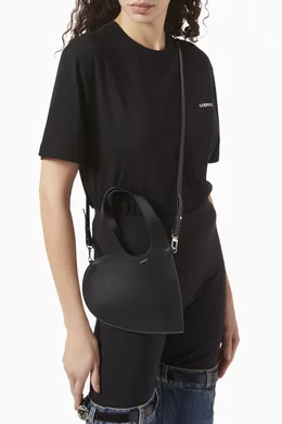 Buy Coperni Black Baby Heart Tote Bag in Leather For Women Online