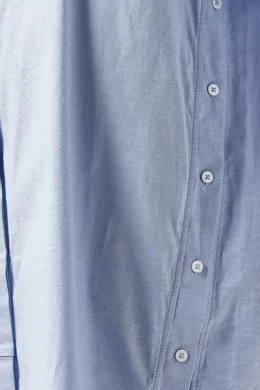 Buy COS Blue Asymmetric Deconstructed Shirt Dress For Women Online | Ounass  Saudi