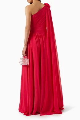 sachin and babi light blue dress Buy Teri Jon Pink Pleat Flower Gown in Chiffon For Women Online
