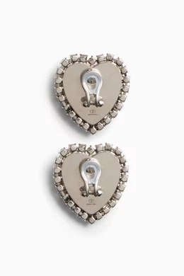 Buy Valentino Garavani Multicolour Coeur Hyperbole Earrings