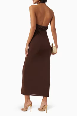 Buy Misha Brown The Celine Maxi Dress in Mesh For Women Online | Ounass  Saudi