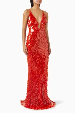 open lace back dress CurveWow Angel Sleeve Wrap Midi Dress Red Floral – Curvewow