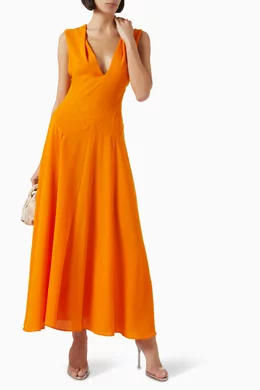 Buy Tove Orange Ambre Maxi Dress For Women Online | Ounass Saudi