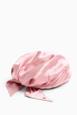 Buy Valentino Garavani Pink Valentino Garavani Turban Scarf  display picture 2