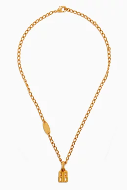 【関税＆送料込み】Balenciaga Nano Necklace In Gold Nano Thin Necklace in Silver | Balenciaga US