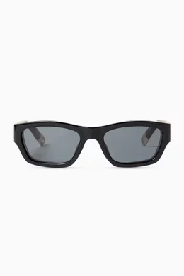 Buy Jacquemus Black Les Lunettes Meridiano Sunglasses in