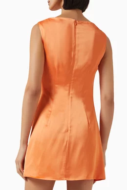 significant other alyssa satin mini dress Significant Other Alyssa Mini Dress In Iron, Size 14 Au