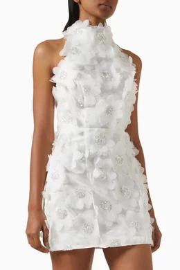 elliatt cherry blossom mini dress Buy Elliatt White Cherry Blossom Mini Dress in Mesh For Women Online