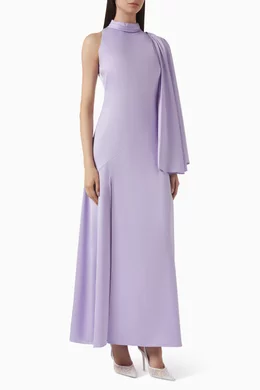 Buy Elliatt Purple Anika Asymmetrical Maxi Dress For Women Online | Ounass  Saudi
