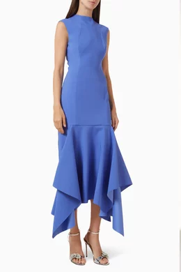 solace london asymmetric dress Solace Dark Plum Asymmetric-Neck Maxi Dress With Front-High Split  Club L  London