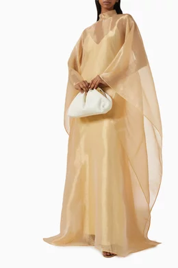slim fit dress slacks Taller Marmo Gold Sphinx Kaftan